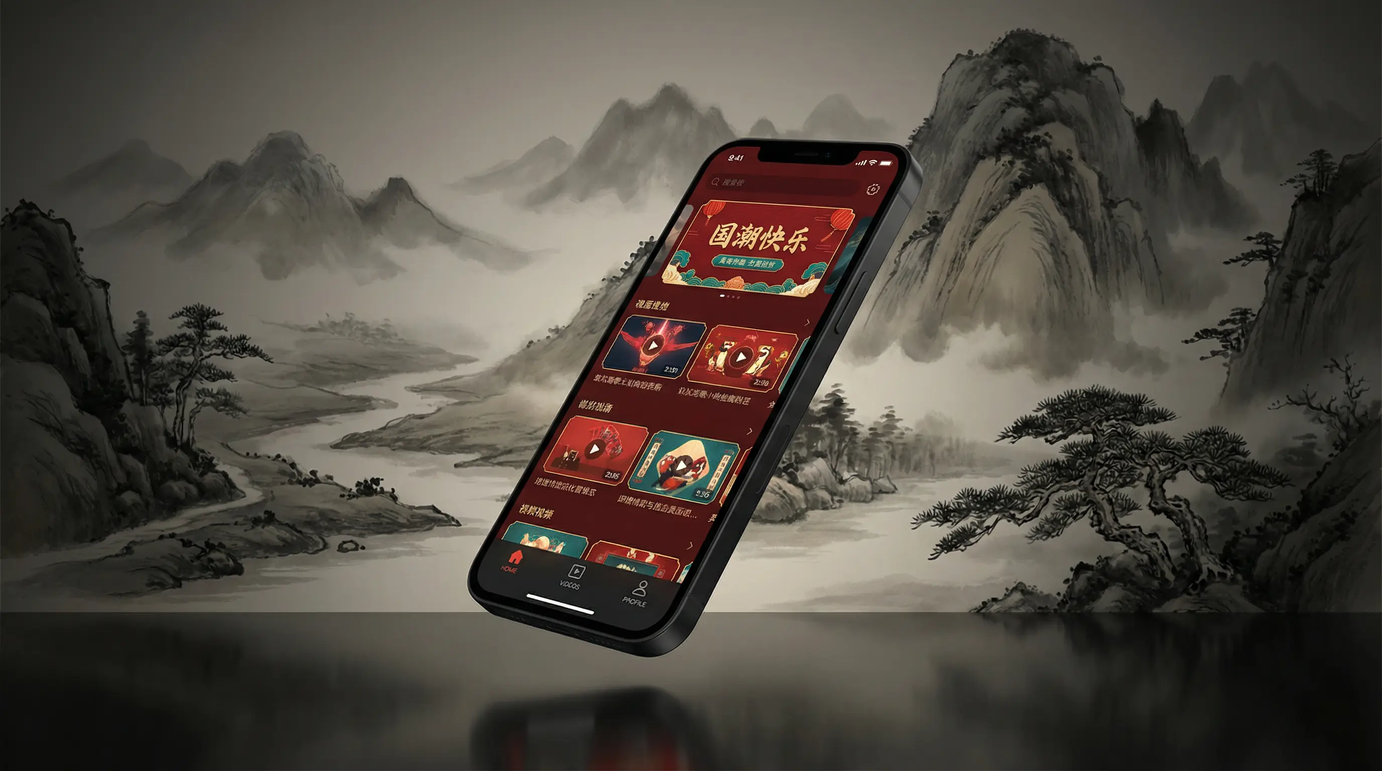 吴施蒙成都视频哪里看 移动端APP界面展示